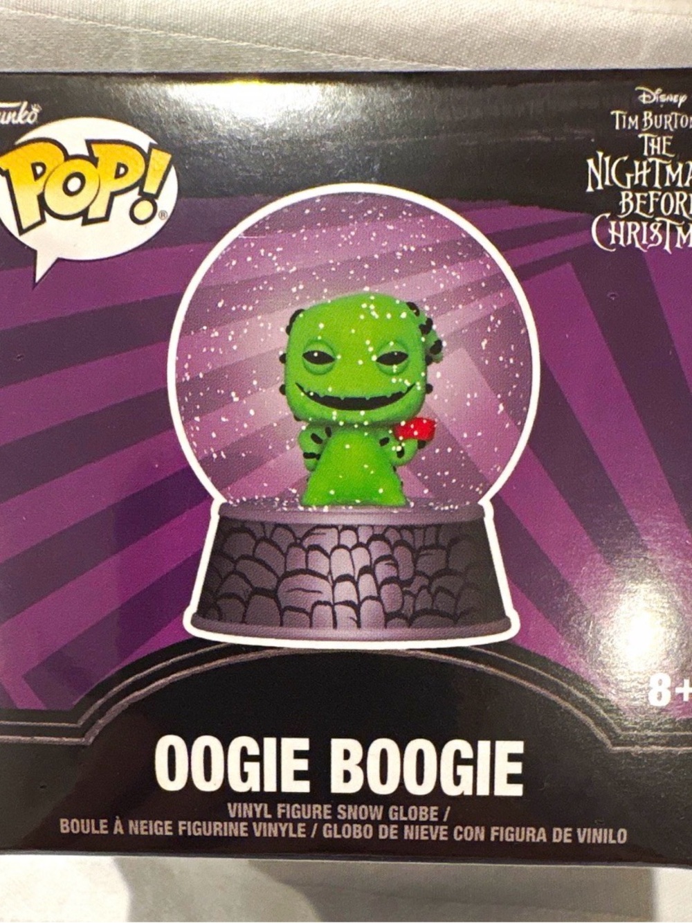 Funko Pop! Oogie Boogie Green with Red Accent Snow Globe